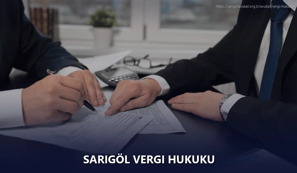 Sarigöl Vergi Hukuku